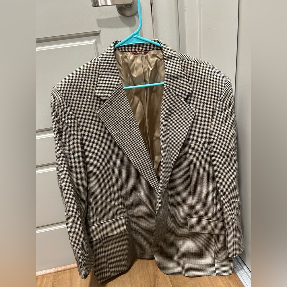 Jos A Bank men’s houndstooth blazer 46R